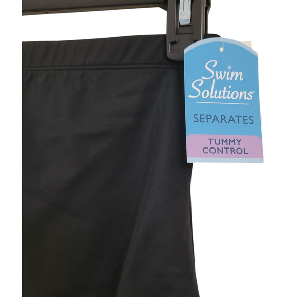 Swim Solutions Tummy Control High Waisted Bikini Bottom 8 - Picture 2 of 4